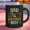 Dad Of The Birthday Boy Matching Construction Crew B-Day Graphic Print Coffee Mug