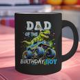 Dad Of The Birthday Boy Monster Truck Dinosaur PartyRex Graphic Print Coffee Mug