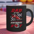 Dad Of The Birthday Boy Pit Crew Race Car Matching Family Graphic Print Coffee Mug