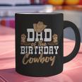 Dad Of The Birthday Cowboy Themed Birthday Boy Rodeo Cowboy Graphic Print Coffee Mug