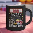 Dad Birthday Crew Movie Night Theme Matching Party Graphic Print Coffee Mug