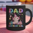 Dad Of The Birthday Girl Axolotl Bday Party Family Graphic Print Coffee Mug