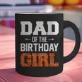 Dad Of The Birthday Girl Basketball Dad Family Matching Graphic Print Coffee Mug