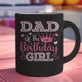 Dad Of The Birthday Girl Cute Pink Matching Family Party Graphic Print Coffee Mug