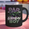 Dad Of The Birthday Monster Truck Family Matching Party Graphic Print Coffee Mug