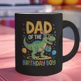 Dad Of The Birthday Party Outfit Dinosaur Squad Daddy Graphic Print Coffee Mug