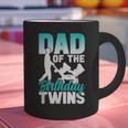 Dad Of The Birthday Twins Celebrate Cute Twin Father Daddy Graphic Print Coffee Mug