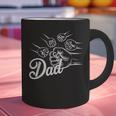 Dad Of Four Toddler Kids Fathers Day Fist Bump Family Graphic Print Coffee Mug