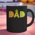 Dad Fruitarian Lover Summer Father Fruit Slice Graphic Print Coffee Mug Dad Fruitarian Lover Summer Father Fruit Slice Graphic Print Coffee Mug
