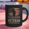 Im A Dad Grandpa And A Veteran Nothing Scares Me Veteran Graphic Print Coffee Mug