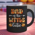 Dad Little Cutie Baby Shower Orange 1st Birthday Party Graphic Print Coffee Mug