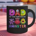 Dad Little Monster Kids 1st Birthday Party Family Monster Small Graphic Print Coffee Mug