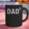 Dad Squared Dad Of Two Graphic Print Coffee Mug