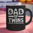 Dad Of Twins Classic Overachiever Cool Twin Dad Graphic Print Coffee Mug