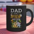 Dad Of The Wild Seven Animal Safari 7th Birthday Party Graphic Print Coffee Mug Dad Of The Wild Seven Animal Safari 7th Birthday Party Graphic Print Coffee Mug