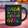 Dada Of The Birthday Girl Retro 80's Party Shirt Graphic Print Coffee Mug