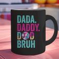 Dada Daddy Dad Bruh Baseball Drip Ice Cream Dad Bruh Graphic Print Coffee Mug
