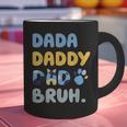 Dada Daddy Dad Bruh Fathers Day Blue Dog Graphic Print Coffee Mug