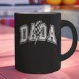 Dada Lightning Bolt Checkered Varsity Dad Men Father's Day Graphic Print Coffee Mug Dada Lightning Bolt Checkered Varsity Dad Men Father's Day Graphic Print Coffee Mug