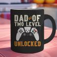 Daddy Again Leveled Up To Dad Of 2 Gamer Dad Level Unlocked Graphic Print Coffee Mug Daddy Again Leveled Up To Dad Of 2 Gamer Dad Level Unlocked Graphic Print Coffee Mug
