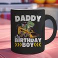 Daddy Of The Birthday Boy Dinosaur Construction Worker Truck Graphic Print Coffee Mug