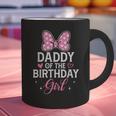 Daddy Of The Birthday Girl Pink Bow Birthday Family Matching Graphic Print Coffee Mug