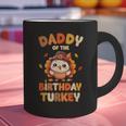 Daddy Of The Birthday Turkey Family 1st Birthday Boy Graphic Print Coffee Mug