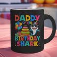 Daddy Of The Shark Birthday Dad Matching Family Graphic Print Coffee Mug