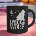 Daddy Wolf Matching Family Tribe Wolves Moon Graphic Print Coffee Mug