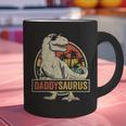 Daddysaurus Shirt T-Rex Dad Dinosaur Graphic Print Coffee Mug