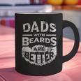 Dads With Beards Are Better Distressed Graphic Print Coffee Mug