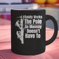 Dads Electrical Lineman Gear Husband & Lineman Wife Graphic Print Coffee Mug