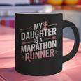 My Daughter Is A Marathon Runner Proud Mom & Dad Graphic Print Coffee Mug