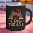 I Dig The 60s Aesthetic Nostalgia 1960's Retro 60s Party Graphic Print Coffee Mug