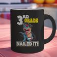 Dinosaur Graduation Cap Gown 3rd Grade Graduate Nailed It Graphic Print Coffee Mug
