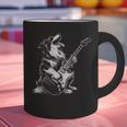 Dog Guitarist Guitar Australian Shepherd Dad Mom Graphic Print Coffee Mug
