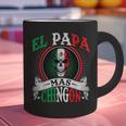 El Papa Mas Chingon Mexican Dad Husband Regalo Flag Graphic Print Coffee Mug
