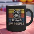 Ew People Introvert Cat Lover Crazy Vintage Cat Lady Graphic Print Coffee Mug Ew People Introvert Cat Lover Crazy Vintage Cat Lady Graphic Print Coffee Mug