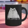 Ew People Introvert Sayings Sarcastic Cat Quote Graphic Print Coffee Mug