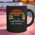 Ew People Retro Cat Cat Lover Introvert Graphic Print Coffee Mug Ew People Retro Cat Cat Lover Introvert Graphic Print Coffee Mug