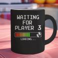 Expectant Dad To Be Gamer Pregnancy Announcement Player 3 Graphic Print Coffee Mug