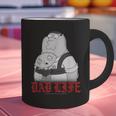 Family Guy Peter Stewie Dad Life Distressed Big Chest Logo Graphic Print Coffee Mug