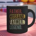 Father Husband Farmer Legend Vintage Dad Father's Day Graphic Print Coffee Mug
