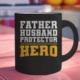FATHER HUSBAND PROTECTOR HERO Dad Daddy Fathers Day Graphic Print Coffee Mug
