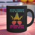 Fathers Day I Wear A Unicorn Shirt Dadacorn Graphic Print Coffee Mug