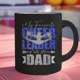 My Favorite Cheerleader Calls Me Dad Cheer Dad Fathers Day Graphic Print Coffee Mug