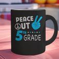 Fifth Grade Graduation Peace Out 5th Grade Boys Graphic Print Coffee Mug