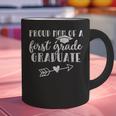 First Grade Graduation Mom Shirt Proud Mom First Grader Graphic Print Coffee Mug