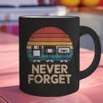 Floppy VHS Cassette Never Forget Retro 80s 90s Nostalgia Graphic Print Coffee Mug