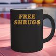 Free Shrugs Don't Care Introvert Graphic Print Coffee Mug Free Shrugs Don't Care Introvert Graphic Print Coffee Mug
